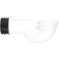 Securplumb Swan Neck Toilet Pan Connector in White