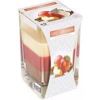 KDMD Rainbow Jar Candle - Apple & Cinnamon in Red