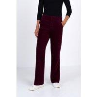 Kettlewell Women's Jamie Cord Straight Pants in Aubergine | Size: 16