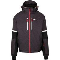 Trespass Men's Mackle DLX Ski Jacket in Dark Grey | Size: Large