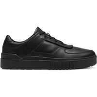 Clarks Somerset Flex Youth Black Leather Trainers, Lace Up, School Shoes | Size: 3-Standard Fit