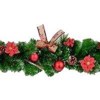 Premier Christmas Dressed Garland in Red