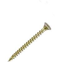 Securpak Countersunk Pozi Head Screw (Pack of 22) in Gold