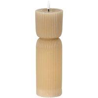 Hill Interiors Luxe Collection Carved Table Lamp 15cm x 7cm x 7cm in Stone | Size: 15 cm x 7 cm x 7 cm