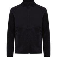 IQONIQ Men's Talung Microfleece Full Zip Jacket in Black | Size: 2XS