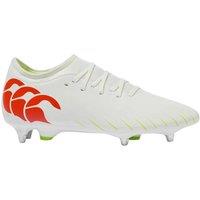 Canterbury Men's Speed Falcon Team Soft Ground Rugby Boots in White | Size: 9.5