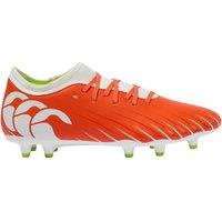 Canterbury Men's Speed Falcon Team Firm Ground Rugby Boots in Tangerine | Size: 9