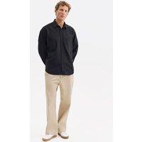 Giesto Men's Cotton Shirt in Black | Size: Small