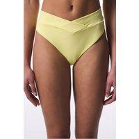 Penti Women's V-Cut Slip Bikini Bottom in Lemon | Size: XS