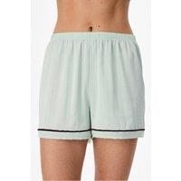Penti Women's Aurora Satin Floral Shorts Pajama Bottoms in Mint | Size: XS
