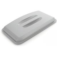 Durable 60L Bin Lid Grey - Plastic Rectangular Lid - Durabin | Size: 1 Pack