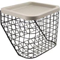 Aidapt Three Wheeled Walker Basket & Tray in Black