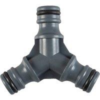 St Helens 3 way male to male connector in Grey