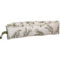 Four Candle Olive Draught Excluder In Natural