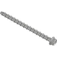 Forgefix Lightning Bolt Hex/Flange Head M6 X 100Mm Box 100 in Silver
