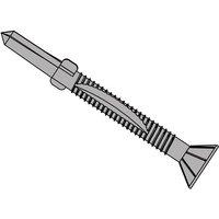 Forgefix Techfast Timber To Steel Csk/Wing Screw No.5 Tip 5.5 X 110Mm Box 50 in Silver