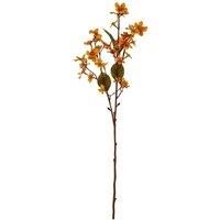 Lemon Pavilion Furniture and Decor Vernicia Fordii Spray Artificial Flower - L22 x W10 x H63 cm - Yellow