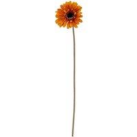 Lemon Pavilion Furniture and Decor Soft Gerbera Stem Artificial Flower - Plastic - L11xW11xH53 cm in Burnt Orange