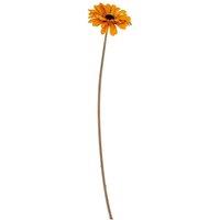 Lemon Pavilion Furniture and Decor Gerbera Stem Artificial Flower - Plastic - L11 x W11 x H53 cm - Orange