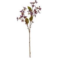 Lemon Pavilion Furniture and Decor Vernicia Fordii Spray Artificial Flower - L22 x W10 x H63 cm - Purple