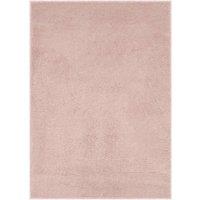 THE RUGS Washmellow Washable Plain Pink Rug Non Slip Living Room | Size: 80 cm x 140 cm