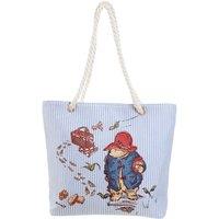 Signare Tapestry Beach Bag - Paddington Bear Marmalade in Light Blue