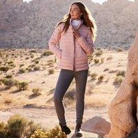 Lands' End Women's Tall Serious Sweats Fleece-lined Leggings in Charcoal | Size: 14-16
