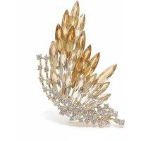Angel Barocco Women's Gradient Butterfly Brooch - Gold