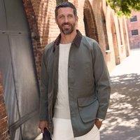 Lands' End Men's Squall Waterproof Barn Jacket in Dark Green | Size: Medium