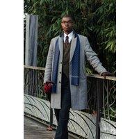 Elizabetta Boutique Men's Savona - Slim Silk Scarf in Midnight