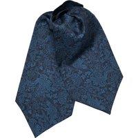 Elizabetta Boutique Men's Portofino - Silk Ascot Cravat Tie in Dark Blue