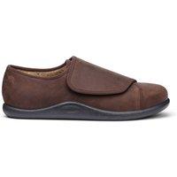 Hotter Men's 'Encompass' Slippers in Chocolate | Size: 6