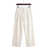 Giesto Men's Cotton Straight-Leg Suit Pants in Cream | Size: Large