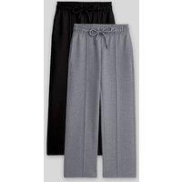 Tommy Life Men's Youth Cotton Blend Pants in Grey | Size: 14-15 Years