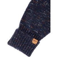 Weird Fish Men's Henning Nep Yarn Knitted Gloves in Navy | Size: Large/XL