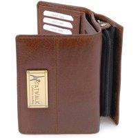 Catwalk Collection Handbags Women's Victoria Medium Leather Purse With RFID Protection in Brown