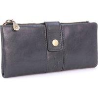 Catwalk Collection Handbags Women's Fiona Large Leather Purse With RFID Protection in Black