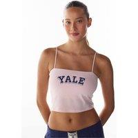 Penti Women's HARVARD Crop Top in Light Pink | Size: Large