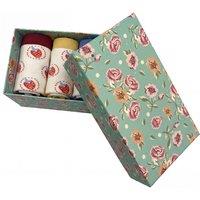 Vellin Women's Berry Sweet 3 Pack Bamboo Socks with Optional Gift Box in Green