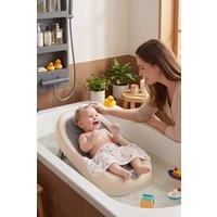 Living and Home Foldable Non-Slip Baby Bath Support in Grey