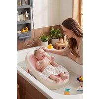 Living and Home Foldable Non-Slip Baby Bath Support in Pink