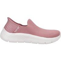 Skechers Women's 'Go Walk Flex - Sunset View' Slip On Shoes in Pink | Size: 4