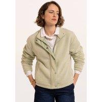 Brakeburn Women's Barton Popper Front Fleece in Green | Size: 20