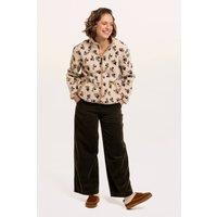 Brakeburn Women's Fawley Zip Thru Fleece in Cream | Size: 18
