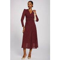 Jolie Moi Women's Long Sleeve Print Mesh Maxi Dress | Size: 18