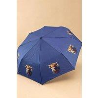 SVNX Women's Highland Cow Umbrella in Blue