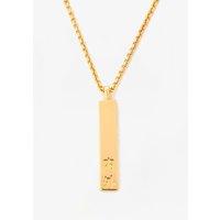 Uchi & Soto Women's Kin Gold U&S Engraved Pendant | Size: Adjustable