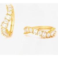Uchi & Soto Women's Nami Gold Stone Wave Earrings | Size: Standard