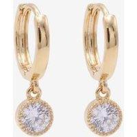 Uchi & Soto Women's Enso Gold Circle Drop Hoop Earrings | Size: Standard