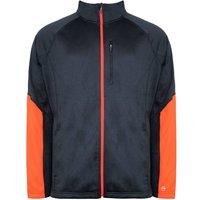 Rossignol Men's Pro Team Black/Orange Track Jacket in Black | Size: 2XL